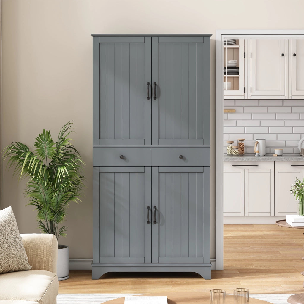 Libreria con Cassetti e Ripiani Regolabili ¨C MINIMAL ¨C Grigio, Soggiorno e Cucina