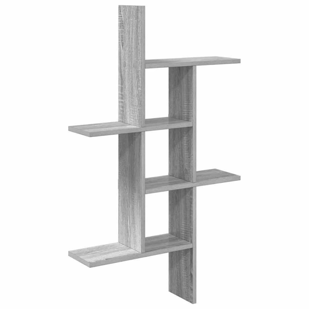 Scaffale da parete Sonoma grigio 61 x 15 x 102 cm 8012193