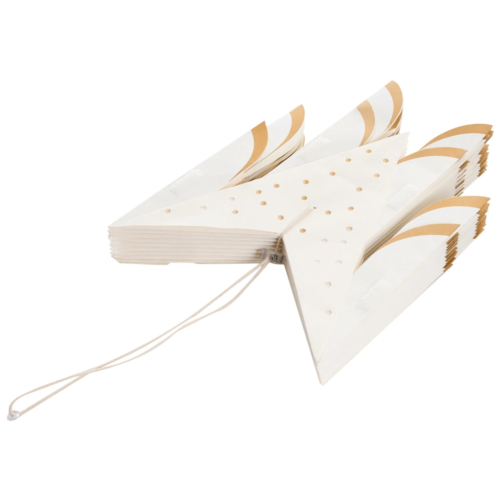 Decorazione da appendere Stella Abat-jour in carta bianco sporco Decorazione natalizia a forma di stella