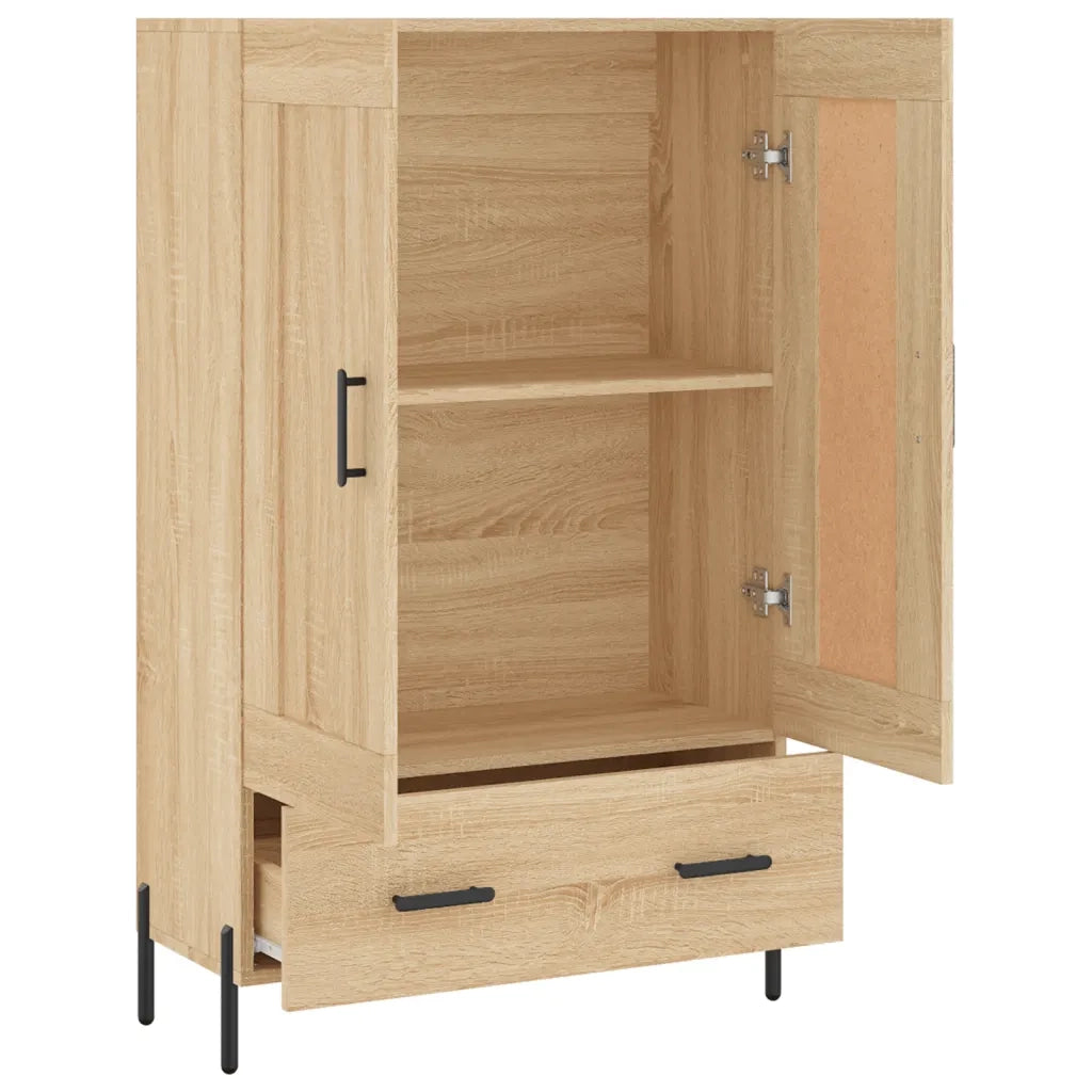 Credenza | Madia | Buffet da pranzo | Armadio da pranzo Rovere Sonoma 69,5x31x115 cm in Legno Multistrato