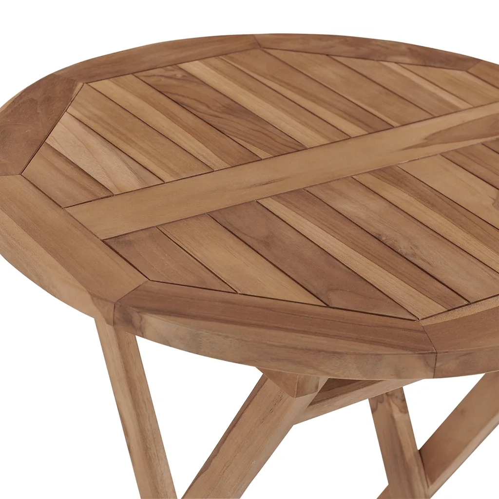 Set da Pranzo per Giardino 3 pz in Legno Massello di Teak 3087187