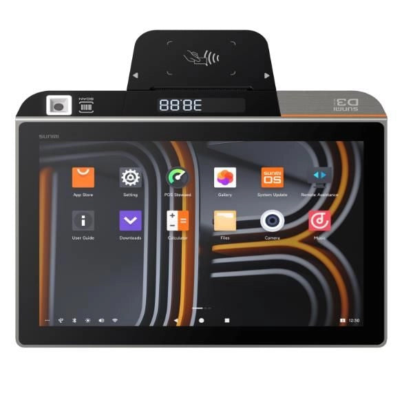 Sunmi pcpos d3 mini a13 10.1in+4in 3gb+32gb - 3y - p01260015