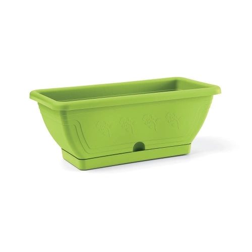 CASSETTA CON SOTTOCASSETTA 'VENEZIA' cm 50x19x16h - colore verde anice