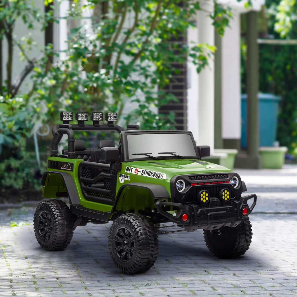 Auto Bambini Elettrica Verde con Telecomando ¨C zephmum ¨C Verde 12V