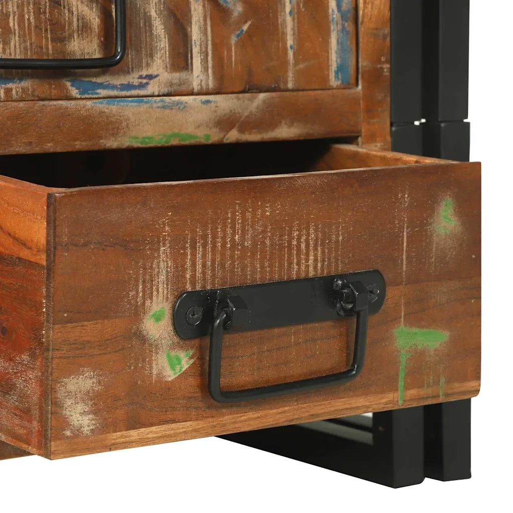 Tavolino da salotto Multicolore Legno Recuperato Massello 4104726