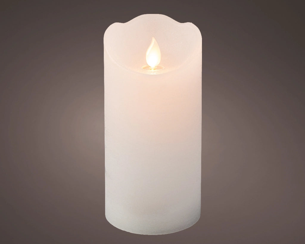 Candela Ondulata per Uso Interno H 15 x 7.5 cm