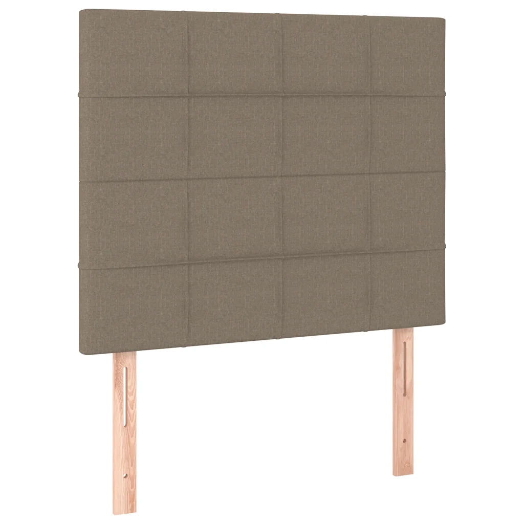 Giroletto a Molle con Materasso Tortora 90x190 cm in Tessuto 3136561