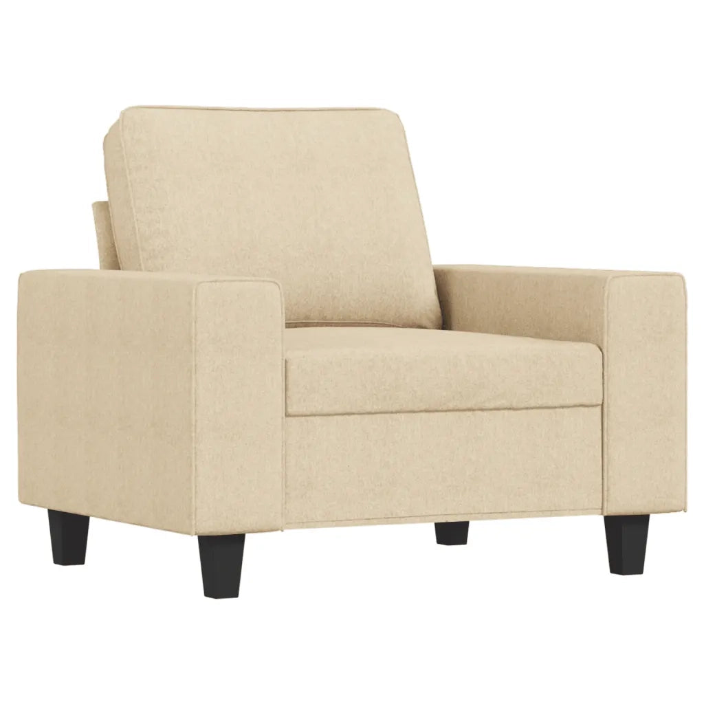 Poltrona Crema 60 cm in Tessuto 359377