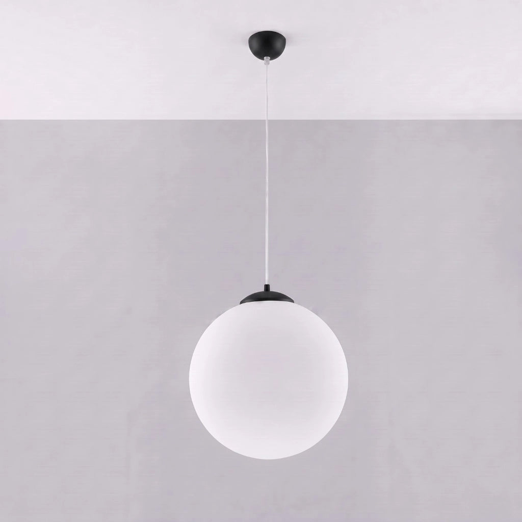 Lampada a sospensione UGO 40 nera