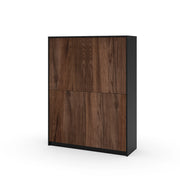 Credenza alta BUDAPEST nero/rovere rio
