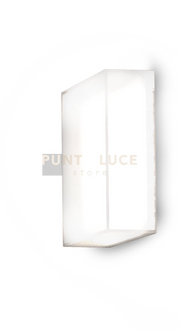 DOMINO-20 Applique 20cm da parete o soffitto bianco a led 3000K 18W