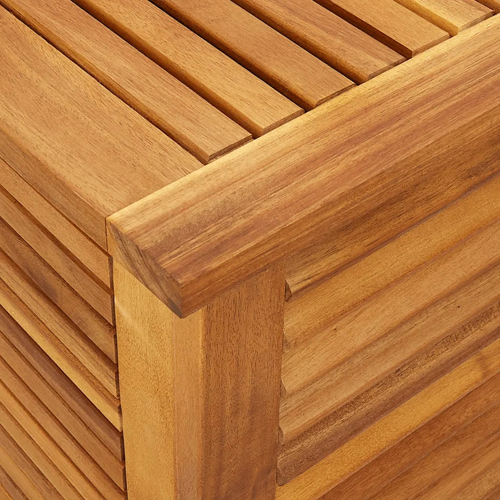 Contenitore Giardino con Feritoia 90x50x56cm Massello Acacia 365840