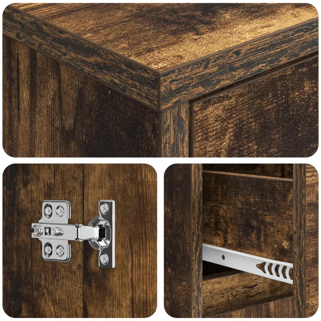 Mobile da Bagno Rovere Fumo 35 x 36,5 x 85 cm 890748