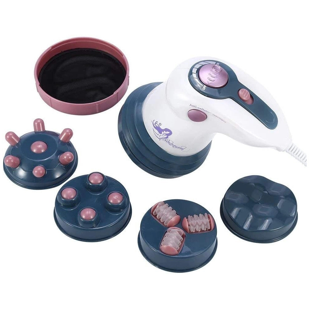 Trade Shop - Massaggiatore Anticellulite Viso Corpo Massaggio Body Sense Anti Cellulite Rosso -