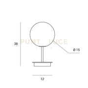 BASE-3RE OS Base rettangolare 3 luci ottone spazzolato l.70cm