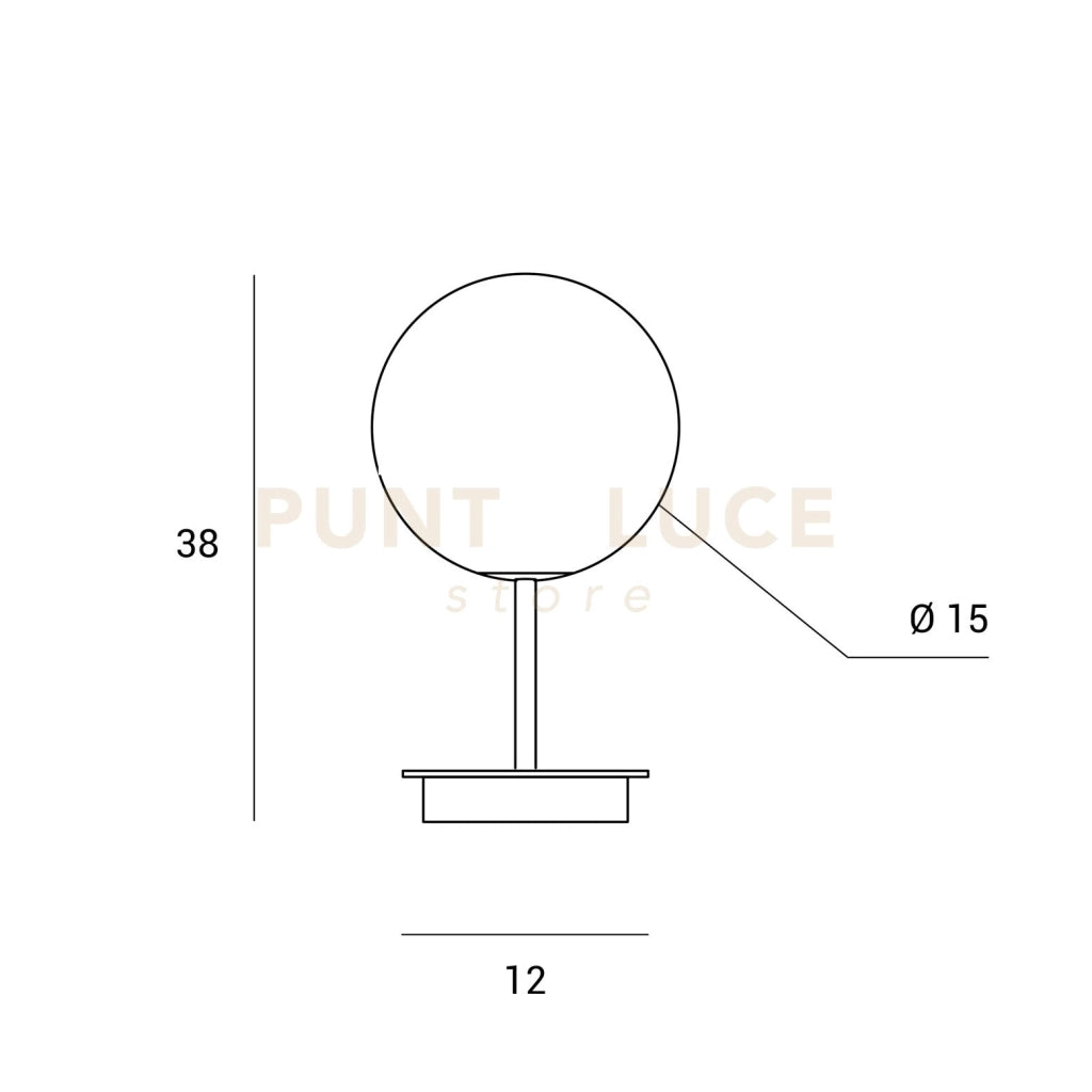 BASE-3RE OS Base rettangolare 3 luci ottone spazzolato l.70cm