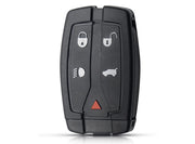 Guscio Telecomando Compatibile con Land Rover Freelander 2 - Chiave di Ricambio Smart Fob a 5 Pulsanti con Lama Vergine Non Tagliata