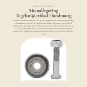 Tegelsnijder con Lame Ceramica - Prestazioni Accurate - Manuale - Tegola Snidatrice - Dimensioni Pacchetto 11 x 7 x 1 cm - Lame per Tegoli