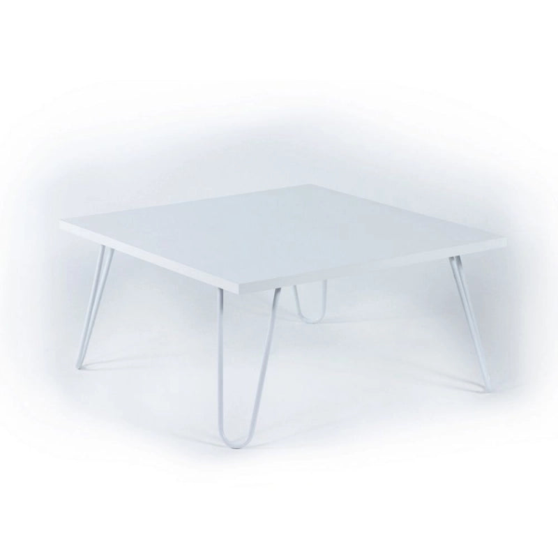 Tavolino da salotto rettangolare bianco Illia 60x60 MT190403