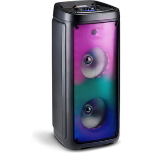 Altoparlante Cassa Bluetooth con Microfono e Illuminazione Bluetooth Aux e USB