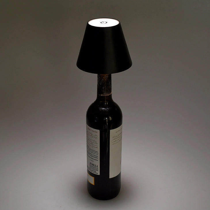 INNOVATIVA LAMPADA LED DA TAVOLO PORTATILE CON TAPPO PER BOTTIGLIA - CONTROLLO TOUCH E TEMPERATURA COLORE REGOLABILE