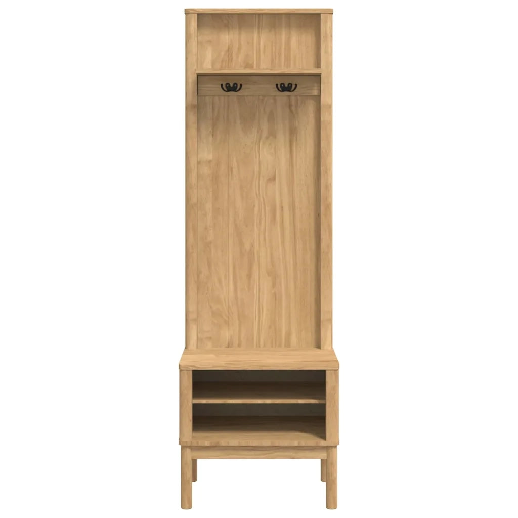 Armadio per corridoio FLORO Marrone cerato 50 x 40 x 158 cm