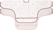Slabbettoni per bambini con maniche lunghe (2 pezzi) per fissaggio, protezione di opzione/slabbetto con maniche lunghe