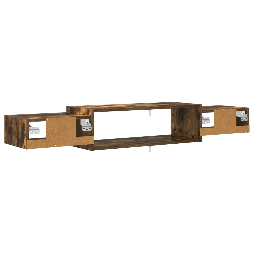 Mobile TV da Parete A parete Rovere Fumo 140 x 28 x 21 cm