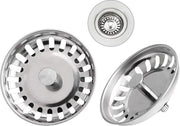 Sottopiano Zeef in Rame Inox SUS304 - Filtro per Scarico - Gocce di Pioggia UK - Acciaio Inossidabile - Cucina e Bagno - Filtro per Gocce di Pioggia da 79-84mm
