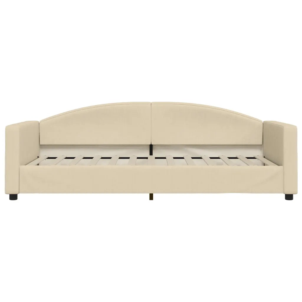 Letto da Giorno Crema 90x200 cm in Tessuto 354115