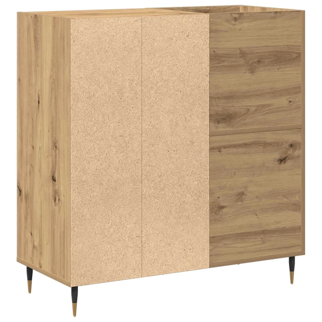 Mobile porta vinili rovere artigianale 85 x 38 x 89 cm 862909