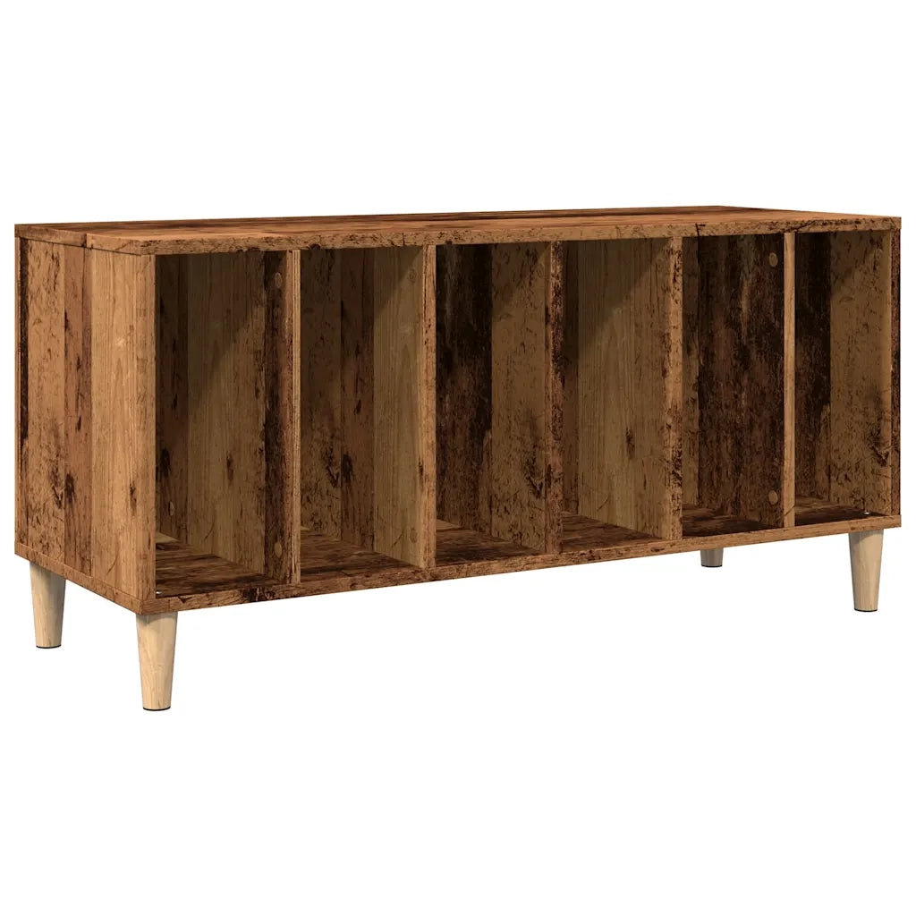 Mobile Porta Dischi Legno Antico 100x38x48 cm Legno Multistrato CFW8252976