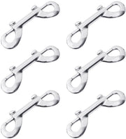 Haken a doppia punta in acciaio inossidabile 88 mm - 6 pezzi - Haken rotondi - Robusti - Duraturi - Haken a zinkatura doppia