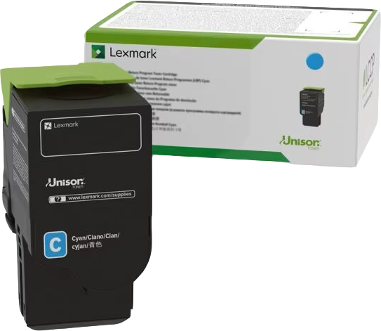 ORIGINAL Lexmark toner ciano 78C2XCE CS/CX421/521/622 ~5000 Seiten