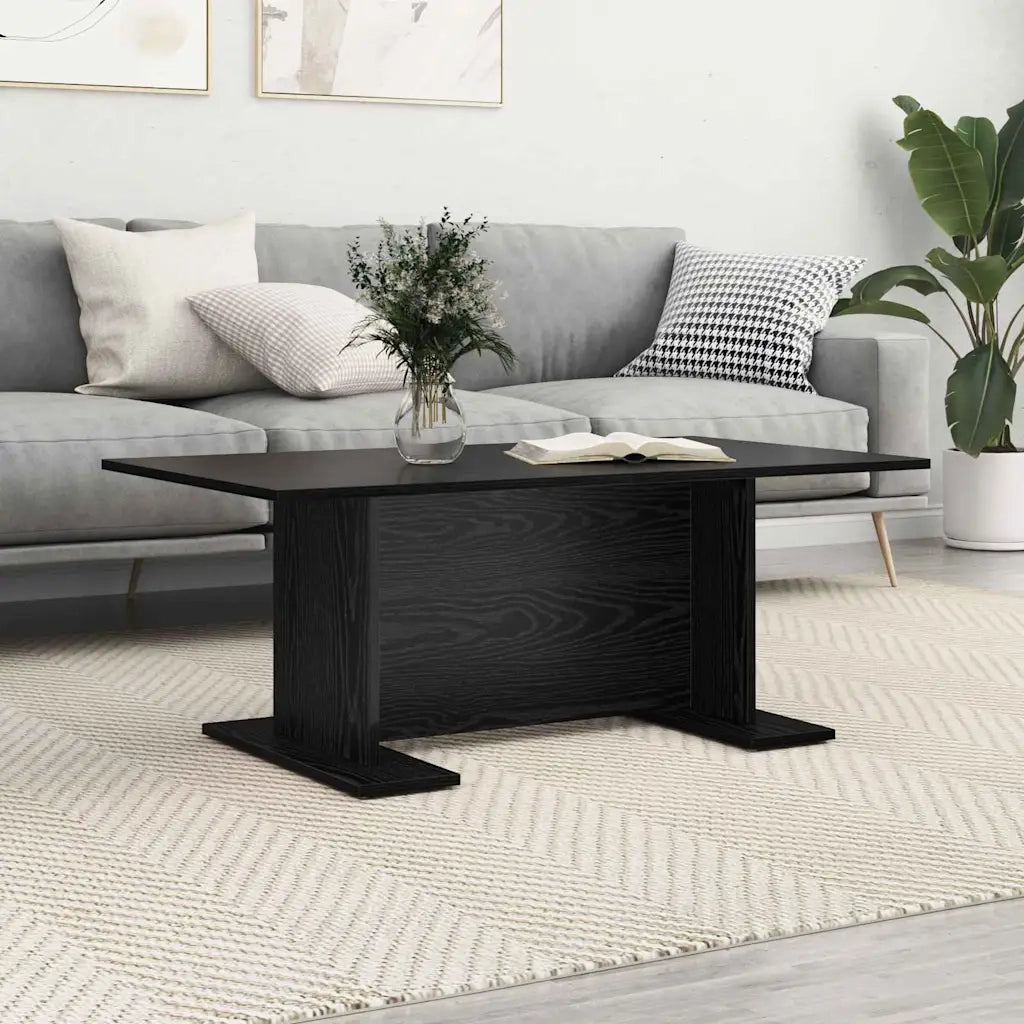 Tavolino da salotto Rovere nero 103,5 x 60 x 40 cm 875154