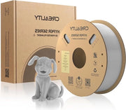 Filamento PETG 175 mm - alta velocità - 50-300 mm/s - filamento per stampante 3D - precisione dimensionale +/- 0,002 mm - 1 kg - bobina in cartone - compatibile con la maggior parte degli stampanti 3D FDM - grigio