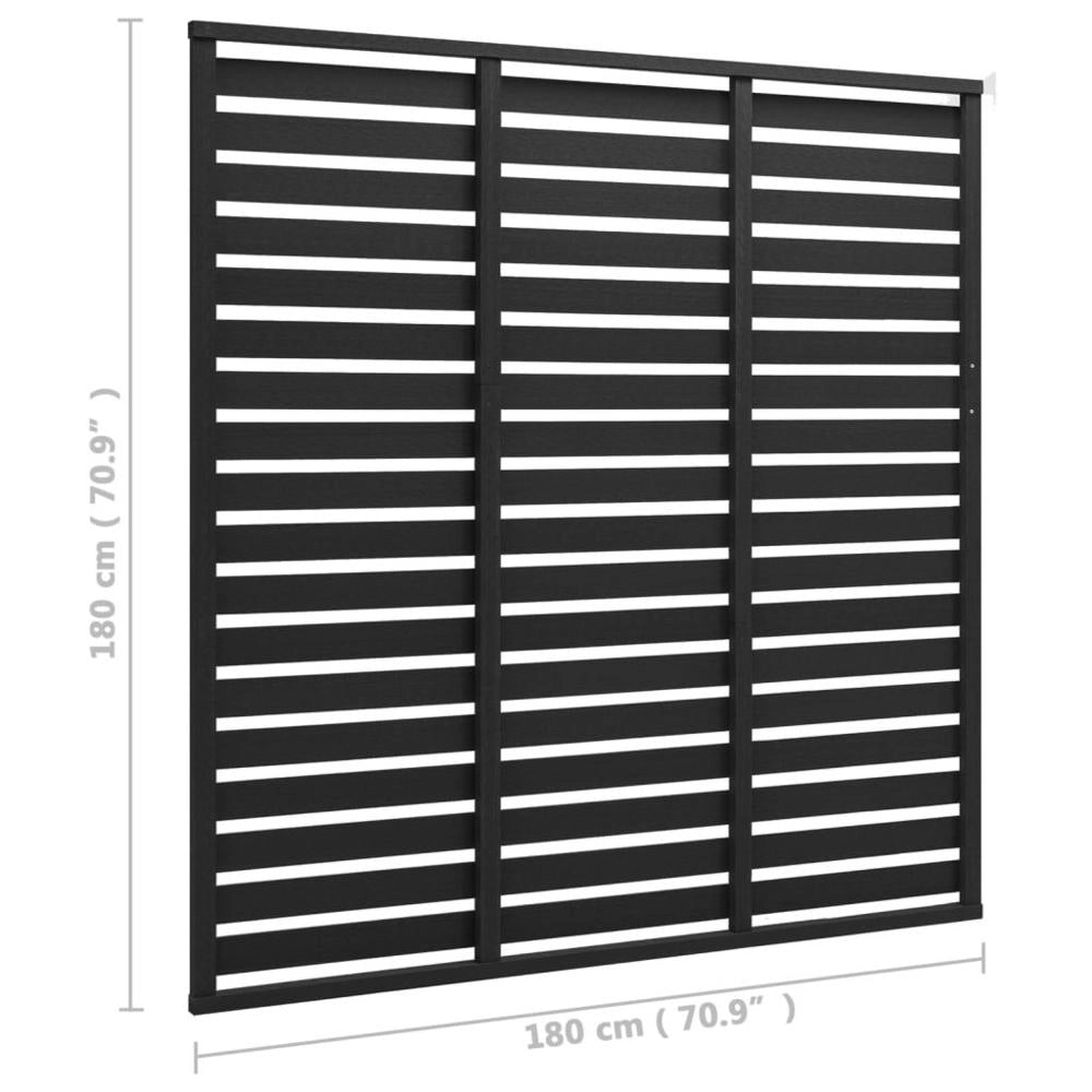 Fence Element WPC 180x180 Cm Black