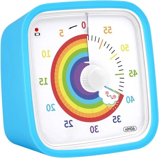 Timer Visivo da 60 Minuti per Scrivania - Contatore alla Riconsegna per la Gestione del Tempo - Bambini e Adulti