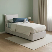 Alzavola, Letto Singolo Materasso Incluso Made in Italy, Bianco