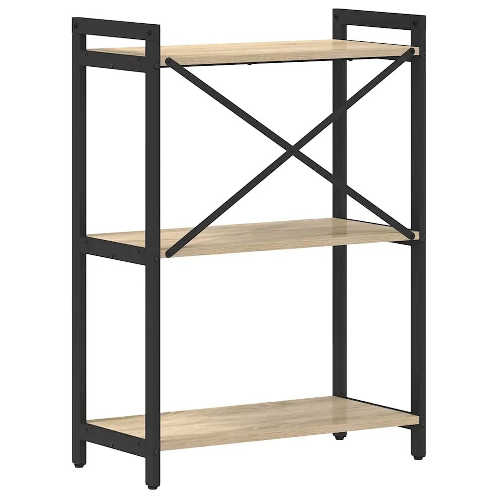 vidaXL Libreria rovere sonoma 60 x 30 x 83 cm Legno multistrato