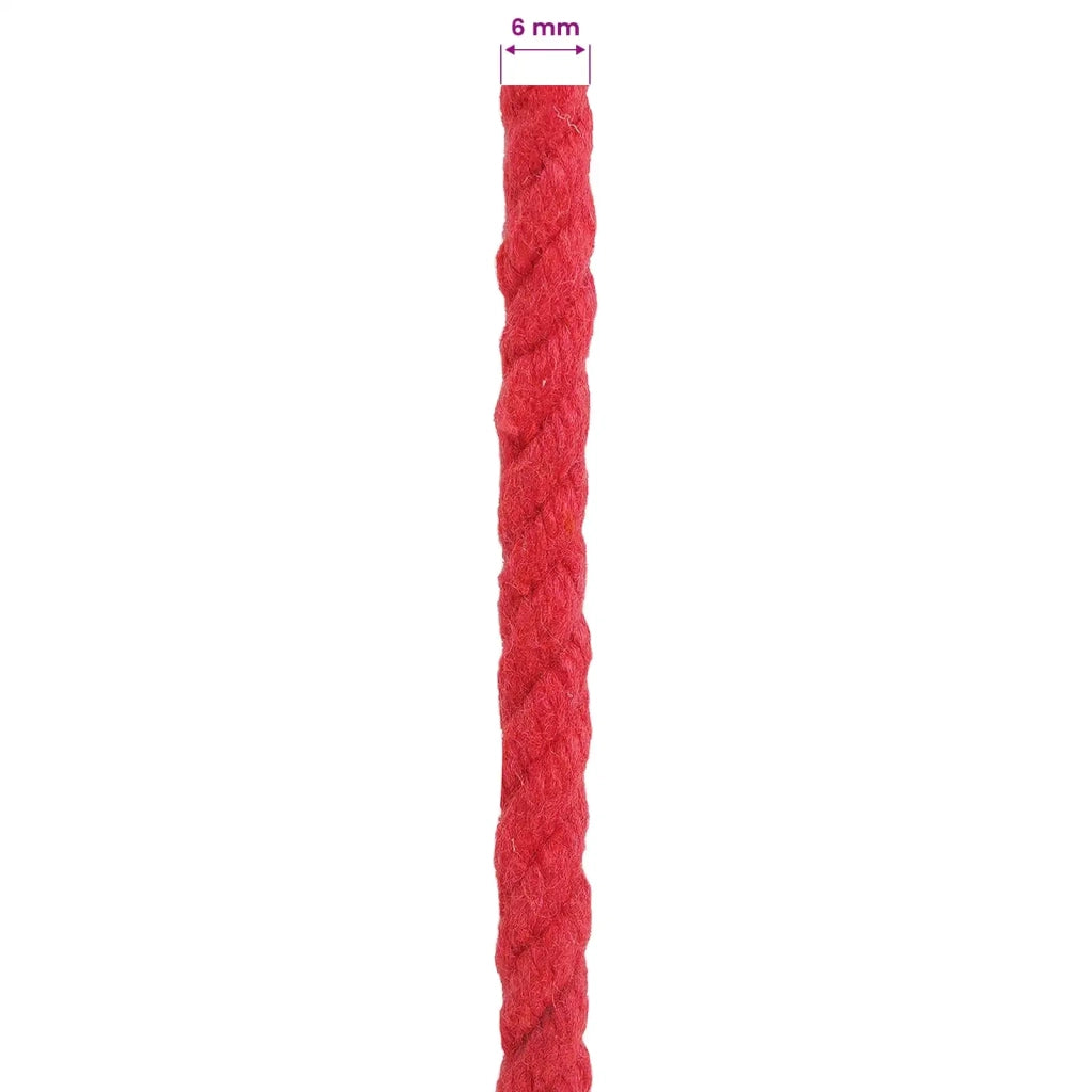 Corda Rosso 0,6 x 0,6 x 50000 cm Cotone