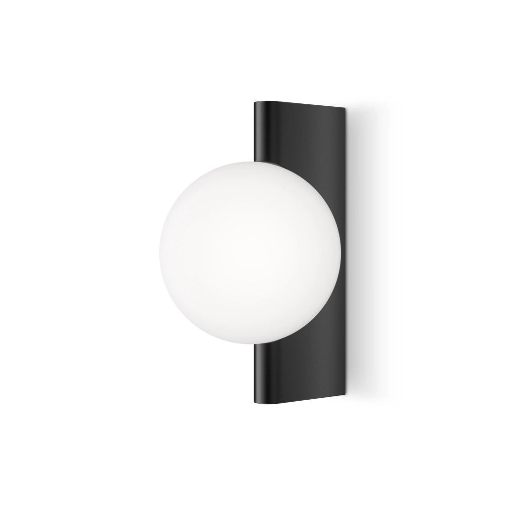 Maytoni applique contemporanea Avant-garde 1 luce G9 nero metallo diffusore bianco