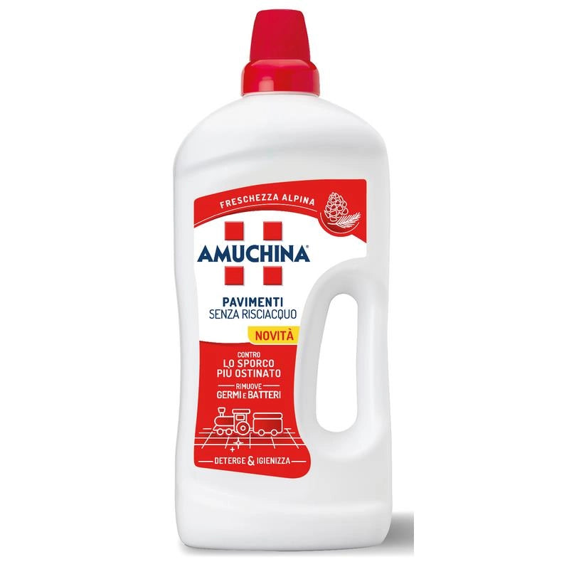AMUCHINA LIQUIDO SENZA RISCIACQUO PER PAVIMENTI FRESCHEZZA ALPINA 1,25L