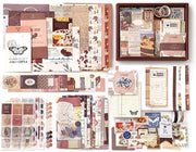 Kit di Scrapbook A6 con Pergamena a Reticolo e Lineare per Regalo DIY per Ragazza Adolescente