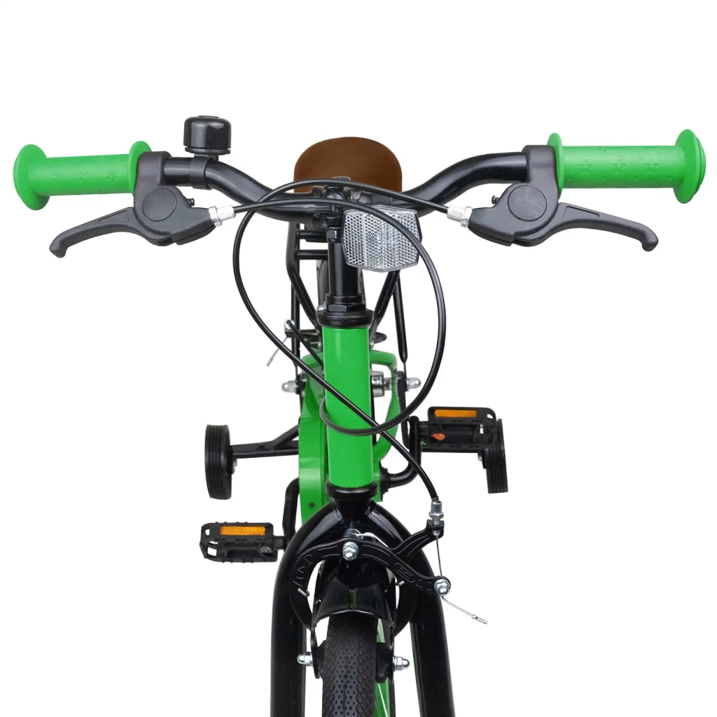 Bicicletta per Bambini 16 Pollici per bambini di 4-6 anni Verde