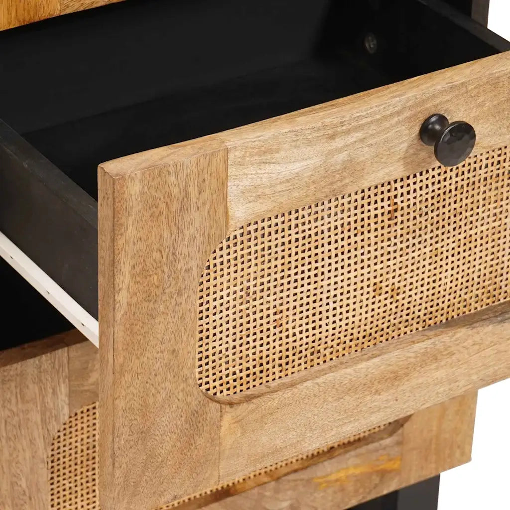 Credenza | Madia | Buffet da pranzo | Armadio da pranzo Marrone 40 x 33 x 75 cm Legno di mango massello