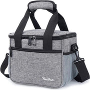 Lunchbox 10L Opvouwbaar per Adulti - Raffredda per 3-4 ore - Tienuta Fresco per 2-3 ore - Materiale Resistente - Termos.