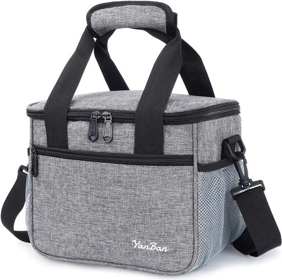 Lunchbox 10L Opvouwbaar per Adulti - Raffredda per 3-4 ore - Tienuta Fresco per 2-3 ore - Materiale Resistente - Termos.