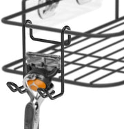 Organizzatore per Doccia a Parete con Hanger in Acciaio Inox per Loofah e Rasoi