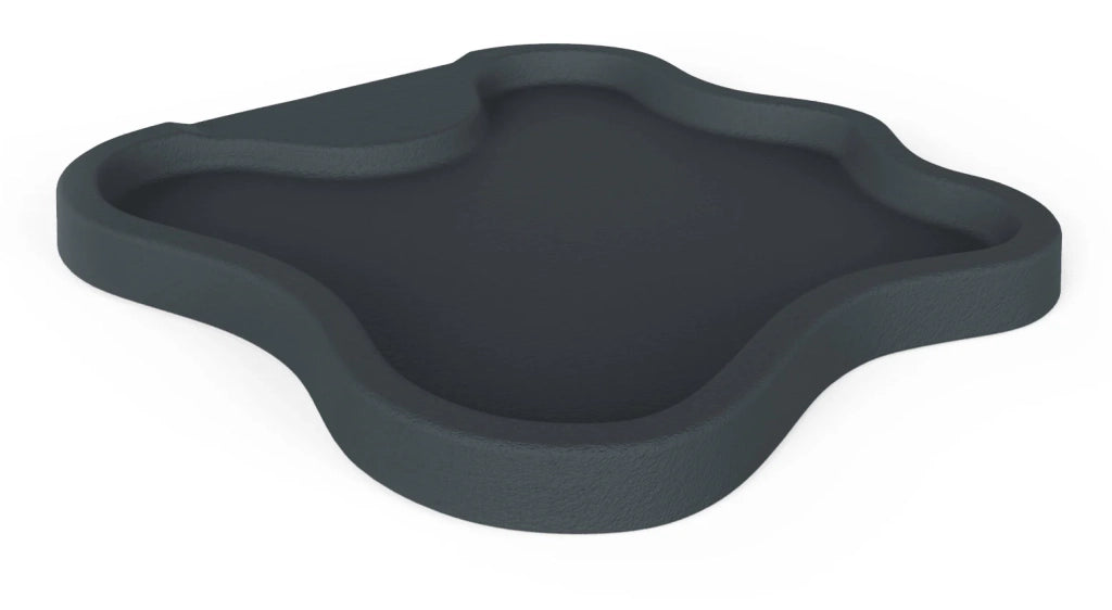 Piatto Doccia da Esterno Giardino in Polietilene HD Arkema Lake Grigio Antracite